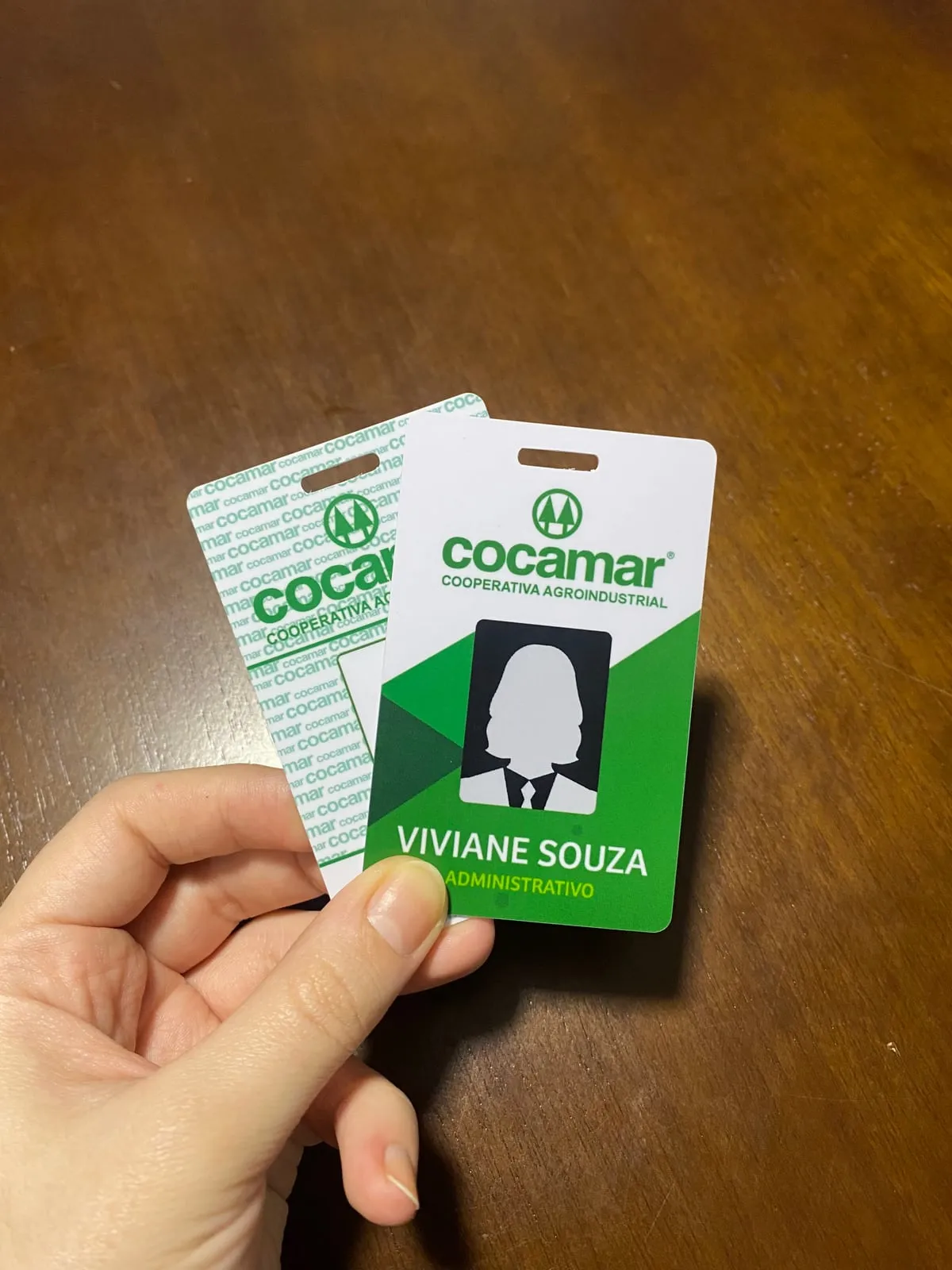 Crachá em PVC